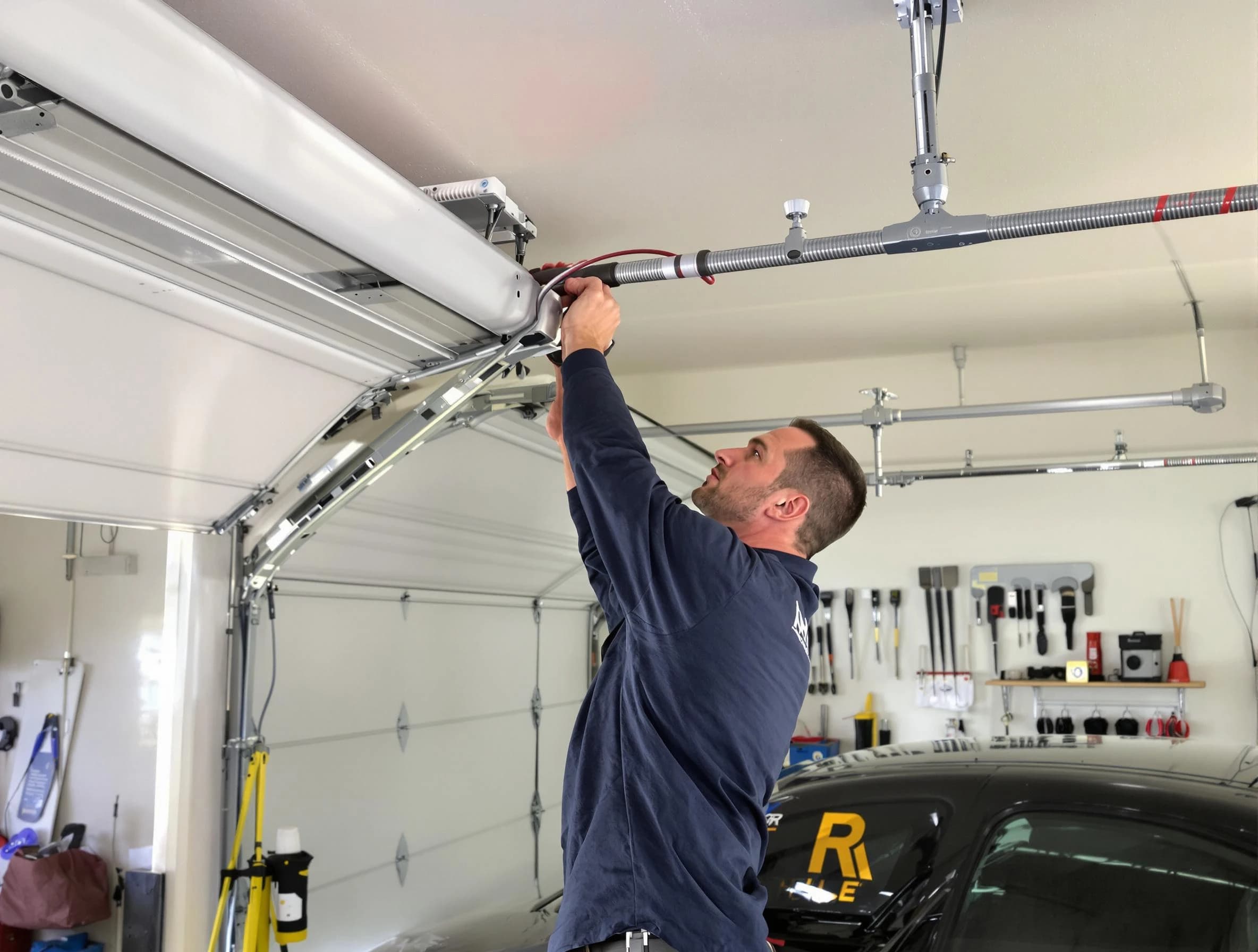 Greenbrier Garage Door Repair technician performing garage door cable repair in Greenbrier