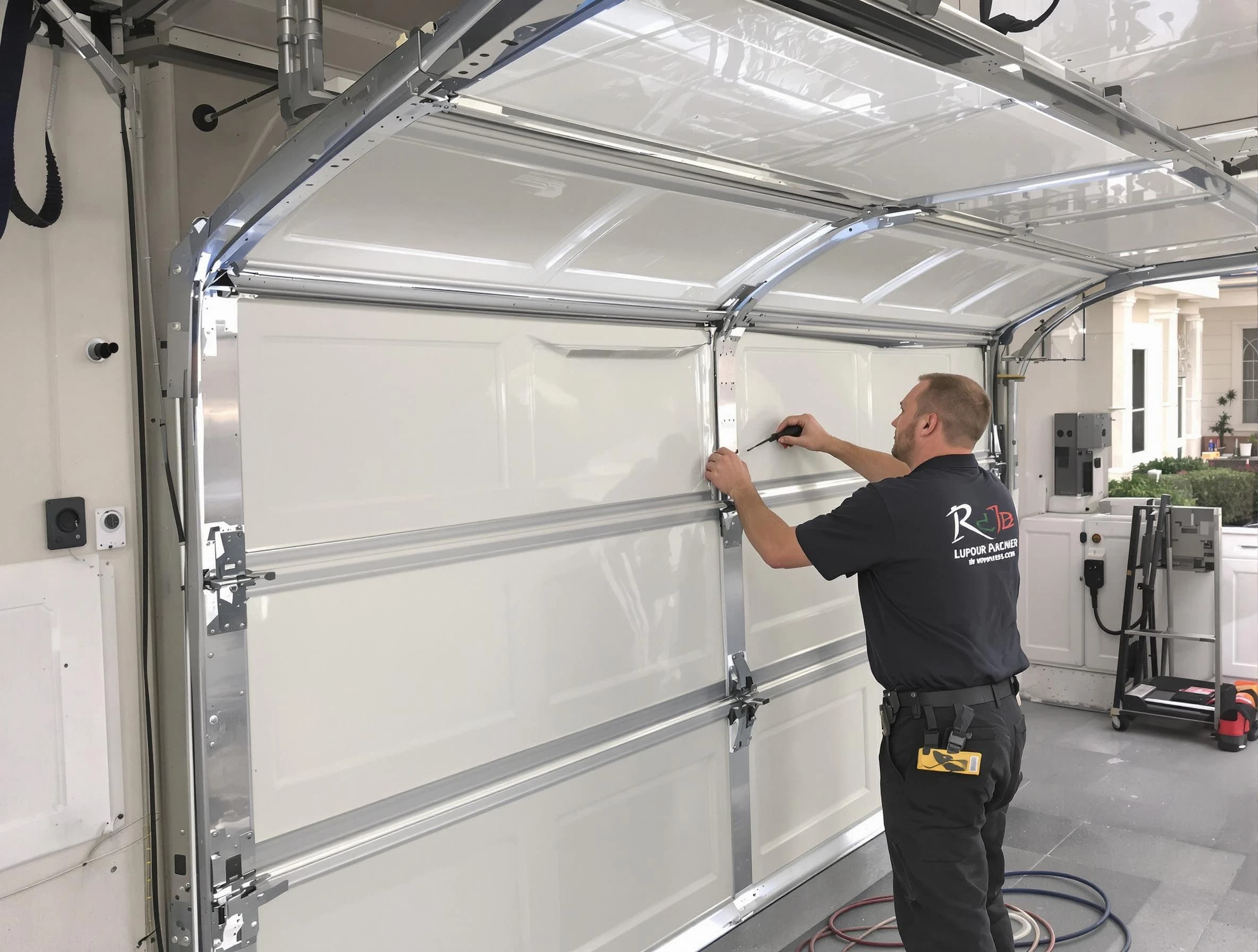 Greenbrier Garage Door Repair professional performing panel repair in Greenbrier