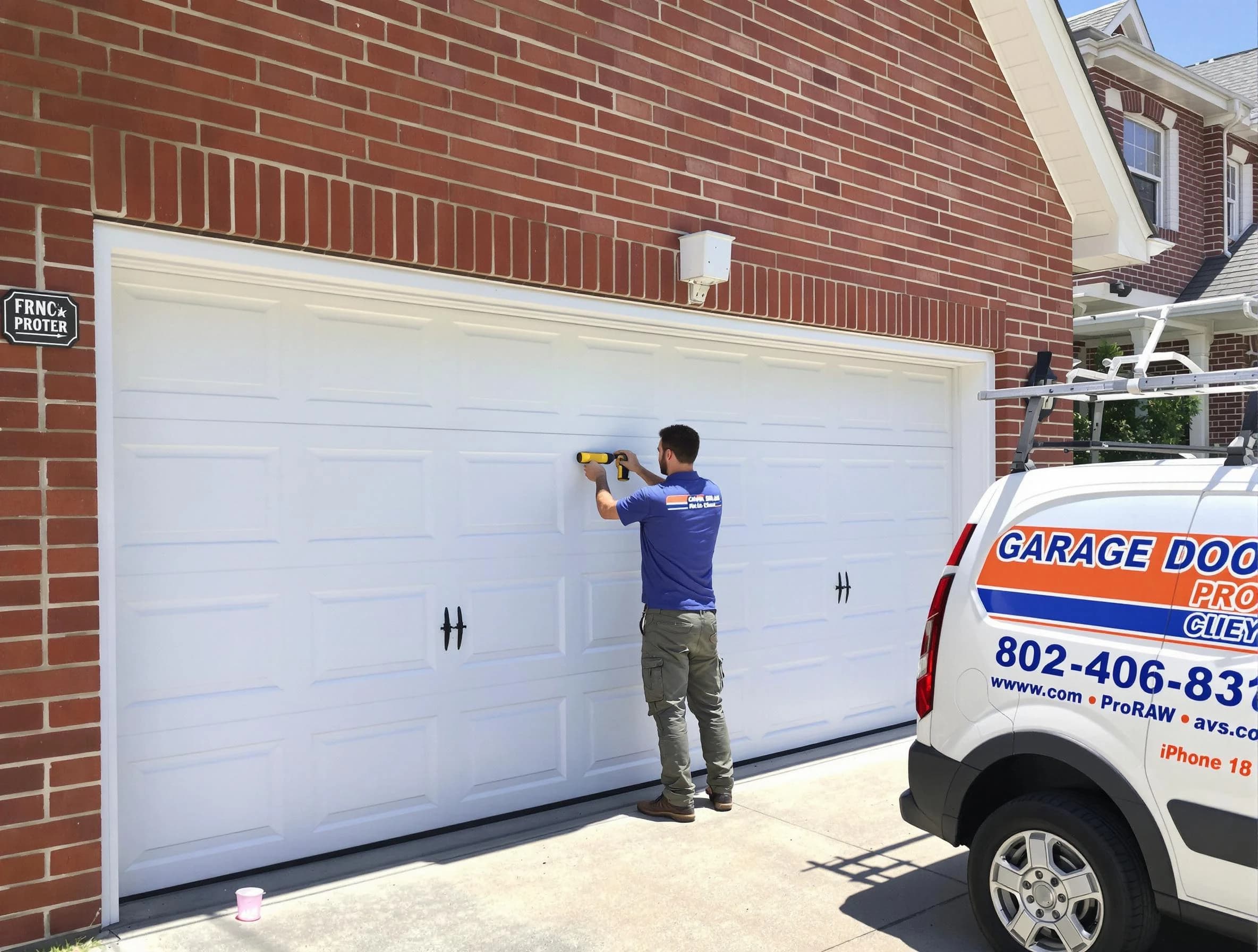 Local garage door repair service by Greenbrier Garage Door Repair in Greenbrier
