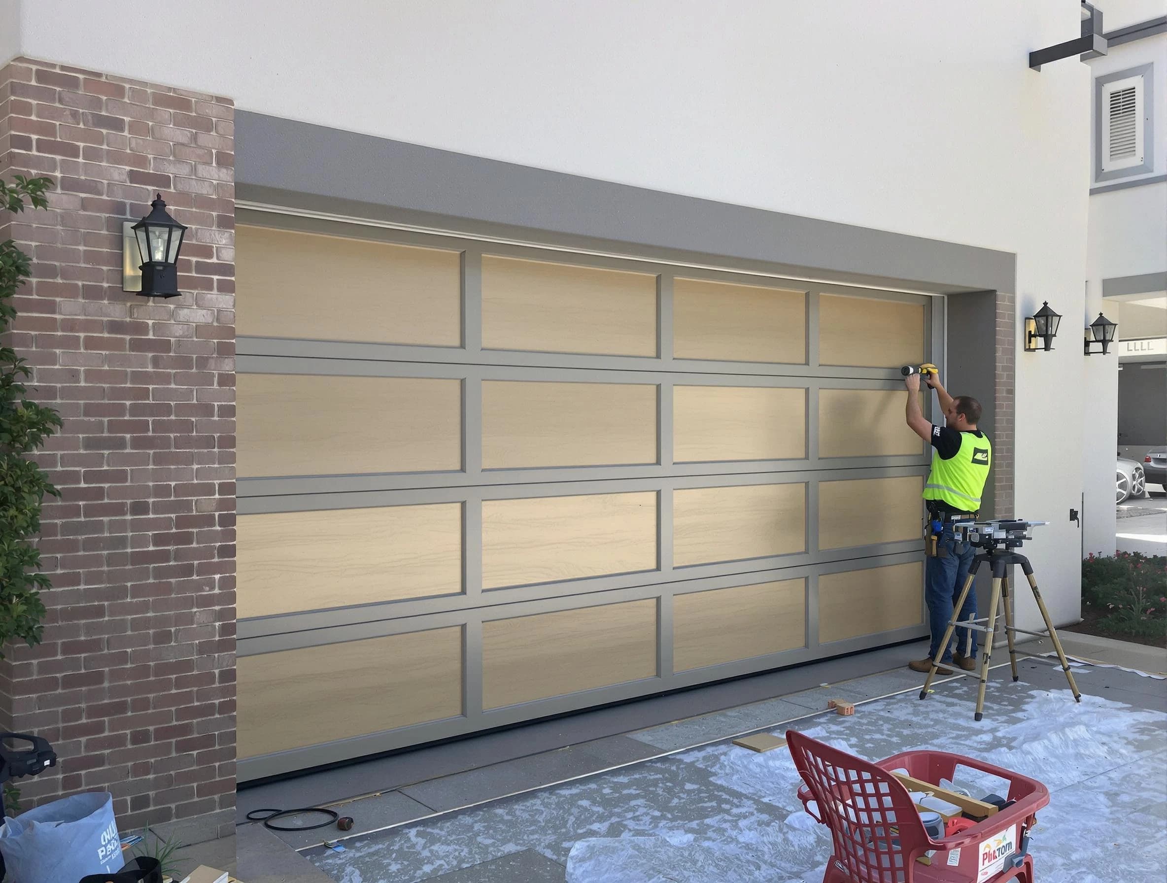 Garage door replacement service by Greenbrier Garage Door Repair in Greenbrier