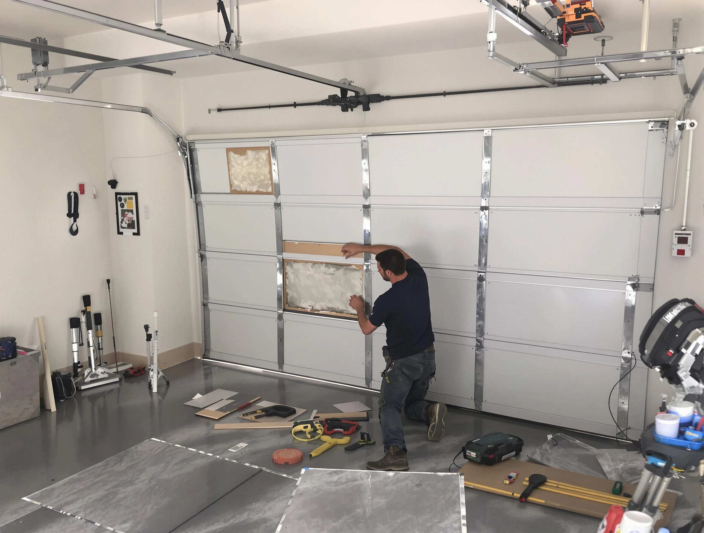 Garage Door Panel Repair in Greenbrier