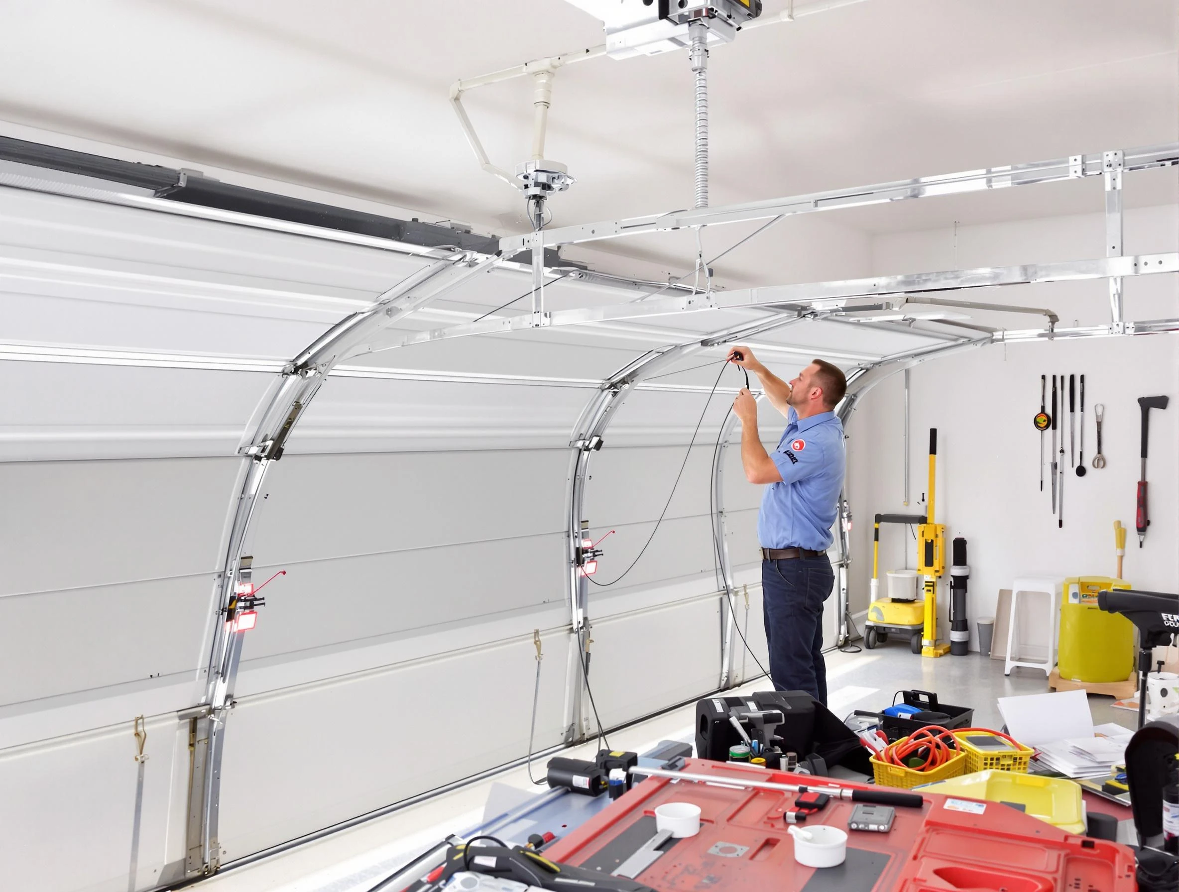Garage door cable repair service by Greenbrier Garage Door Repair in Greenbrier