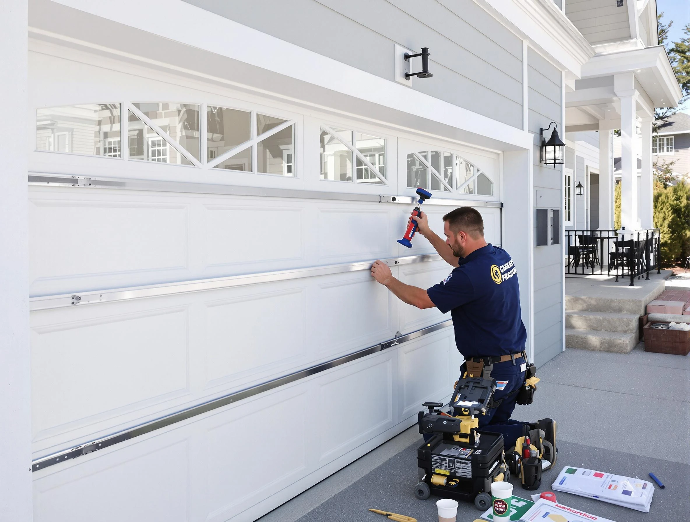 Professional garage door installation by Greenbrier Garage Door Repair in Greenbrier