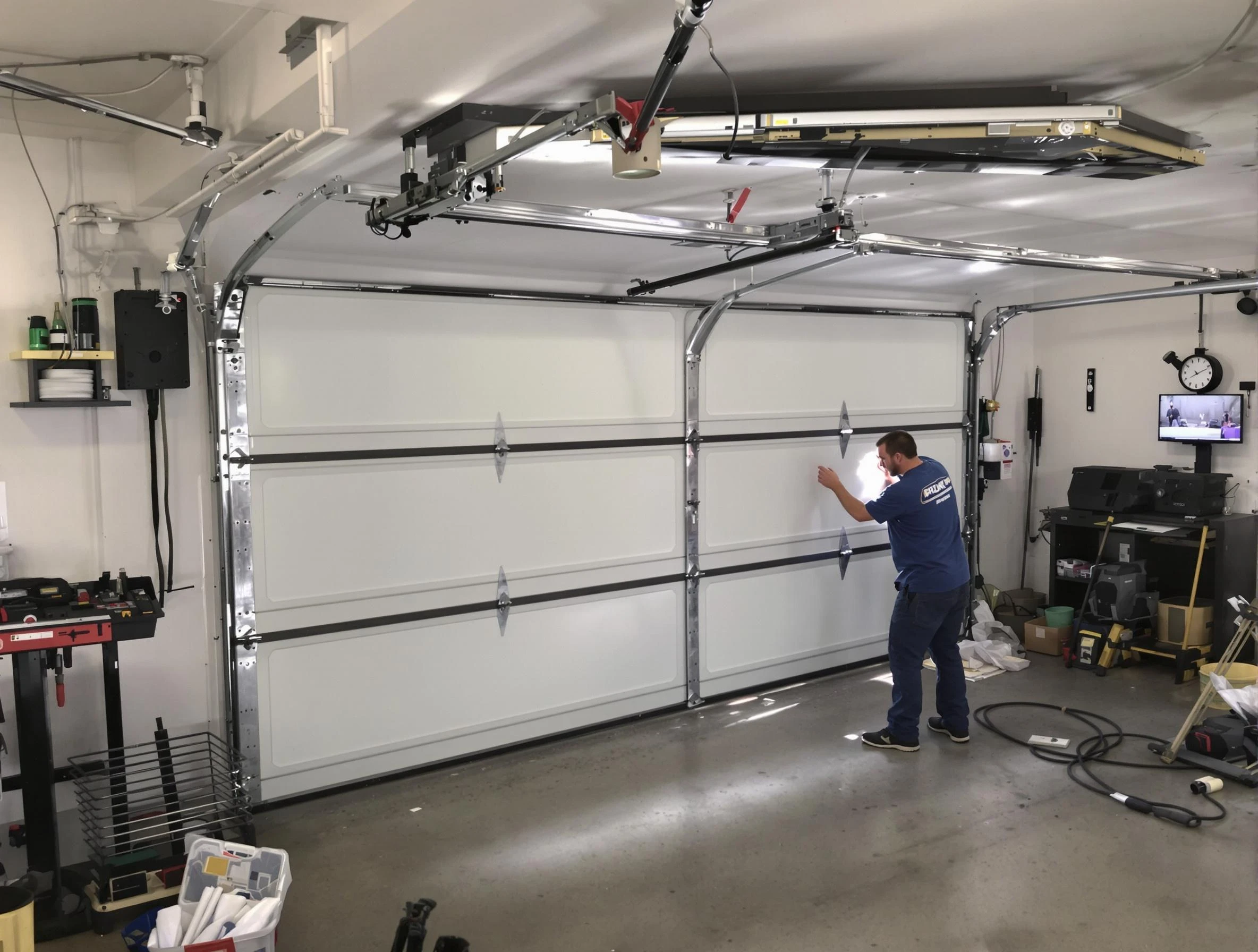 Professional garage door repair service by Greenbrier Garage Door Repair in Greenbrier