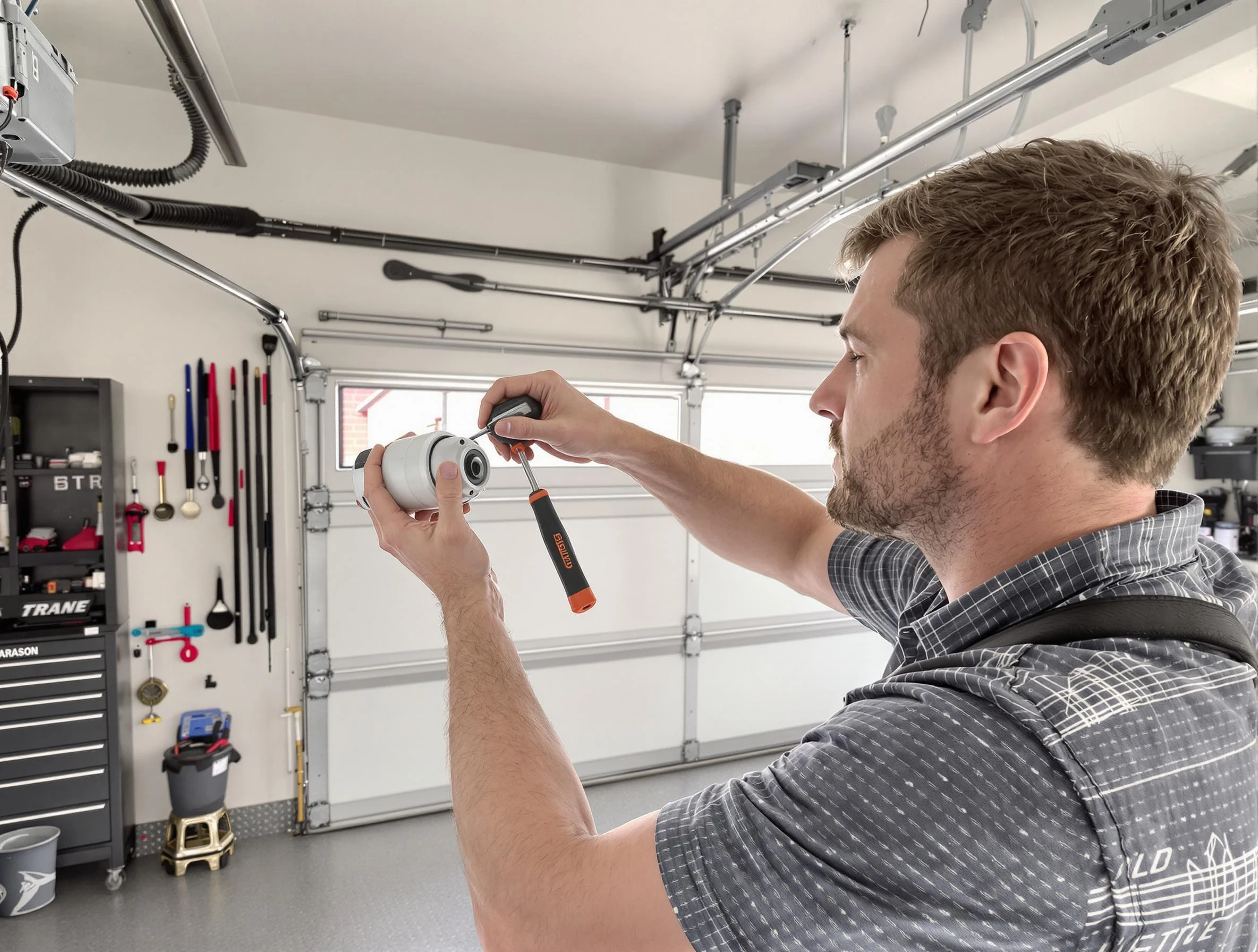 Garage door opener repair service by Greenbrier Garage Door Repair in Greenbrier