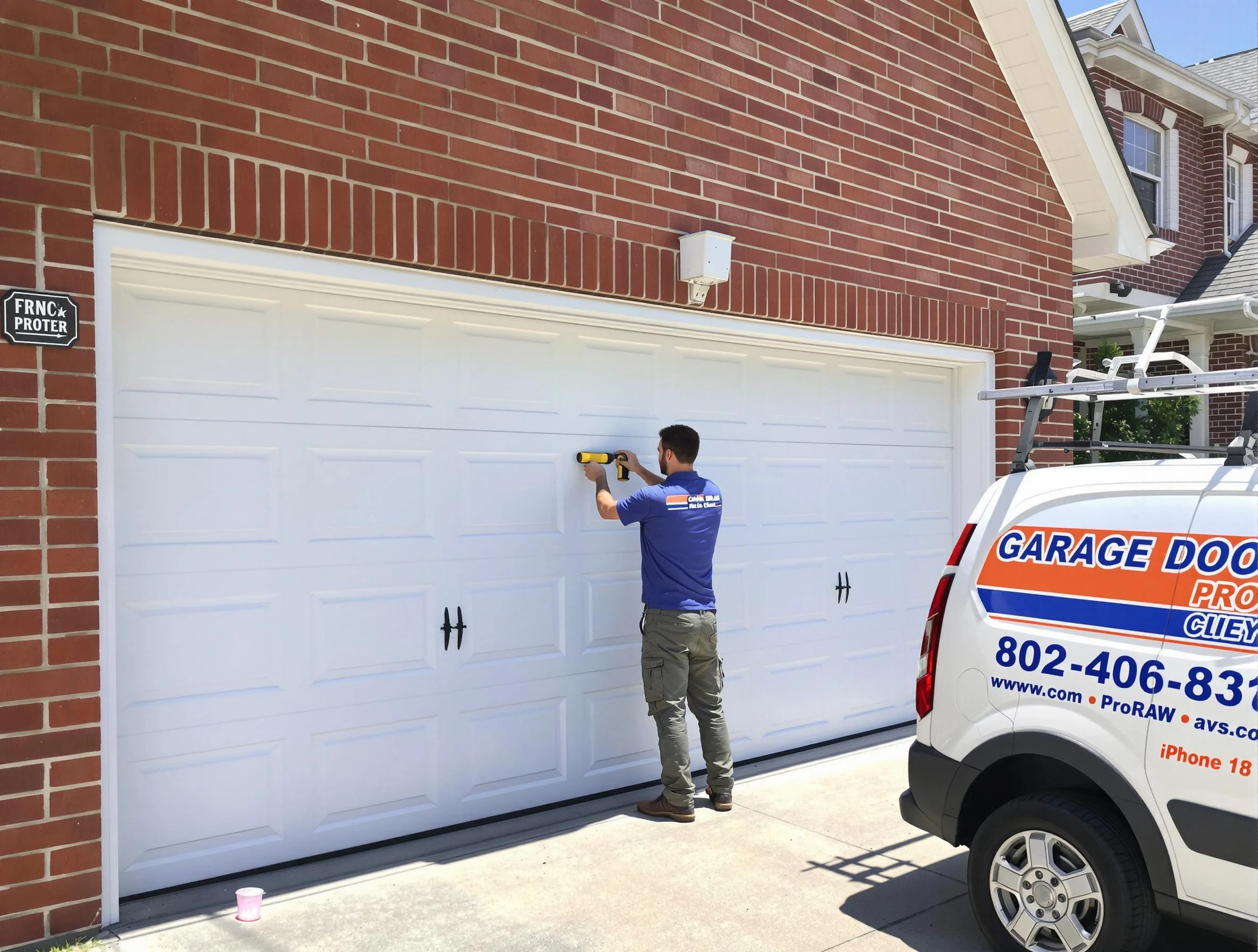Local garage door repair service by Greenbrier Garage Door Repair in Greenbrier